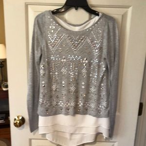 Ladies all-in-one tiered top